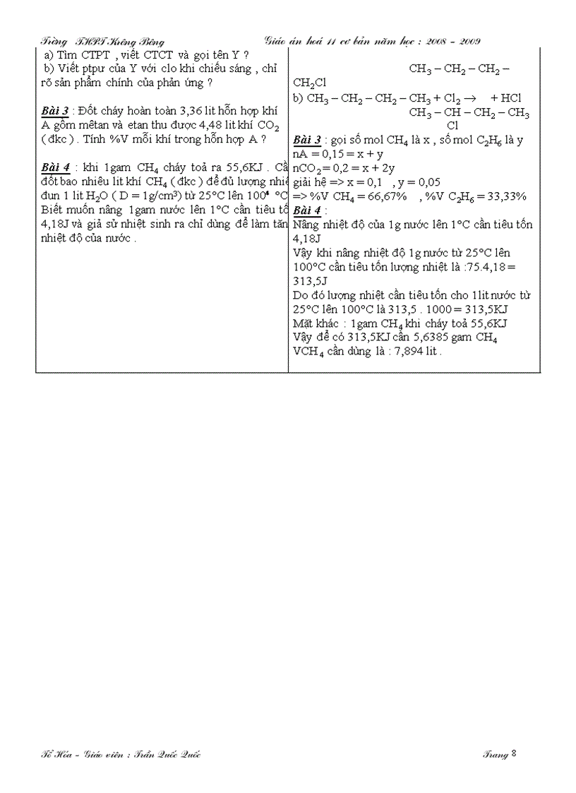 image for page Giao an 11 hoc kì 2 năm 2009