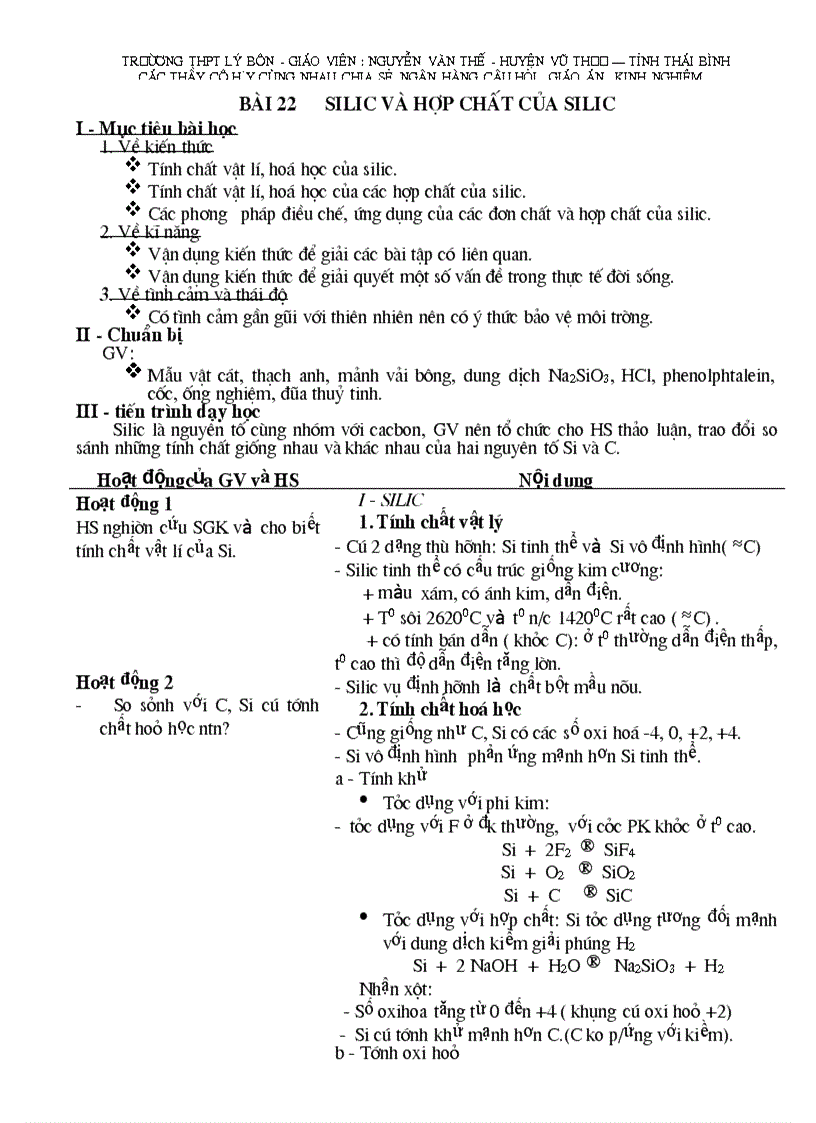 image for page Giáo án 11 nâng cao chương 3