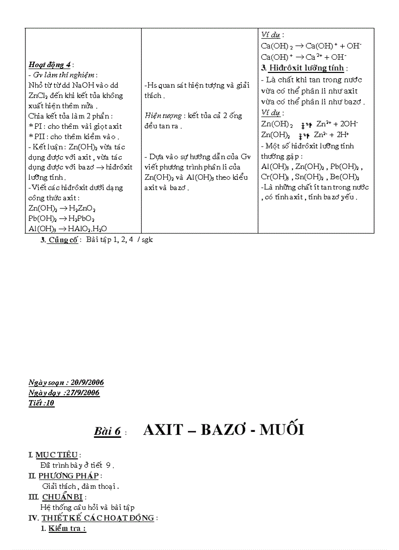image for page Giáo án 11 NC kỳ I