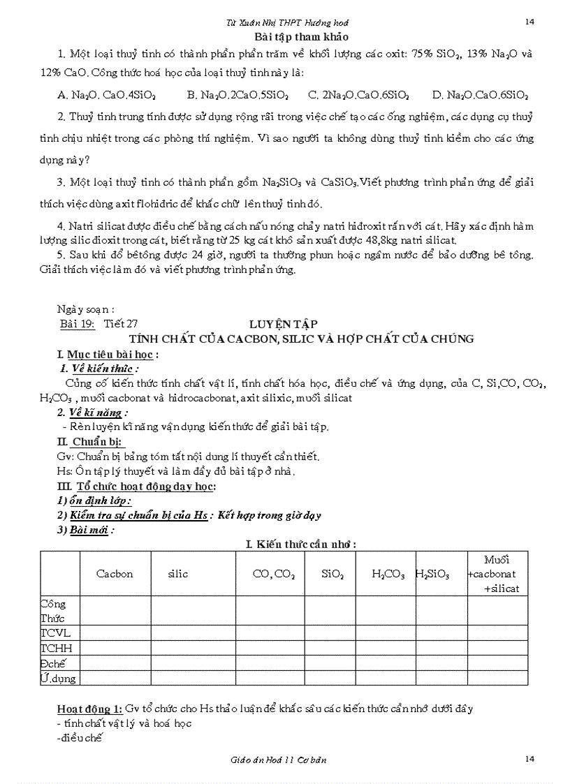 image for page Giao an 11CB bai tap chuong 3