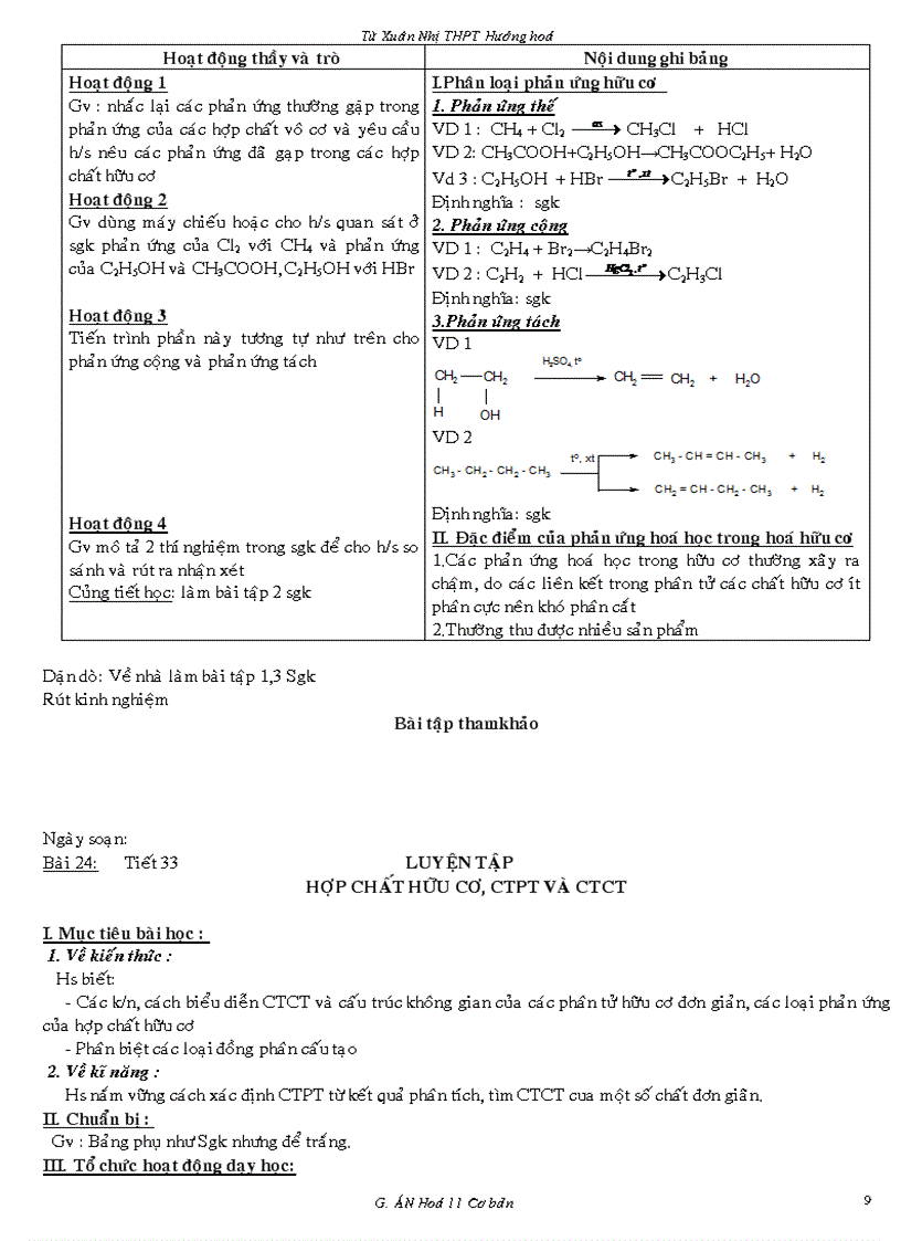 image for page Giao an 11CB bai tap chuong 4