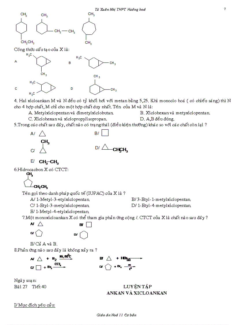 image for page Giao an 11CB bai tap chuong 5