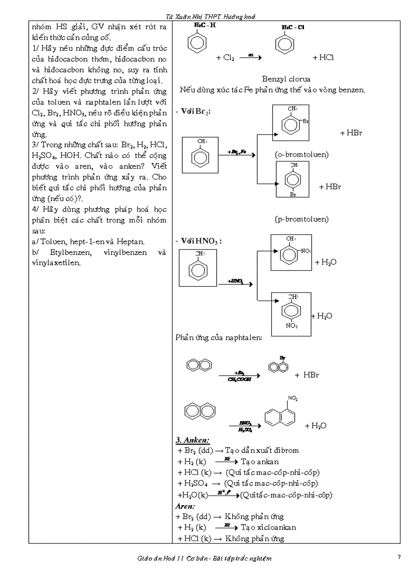 image for page Giao an 11CB bai tap chuong 7