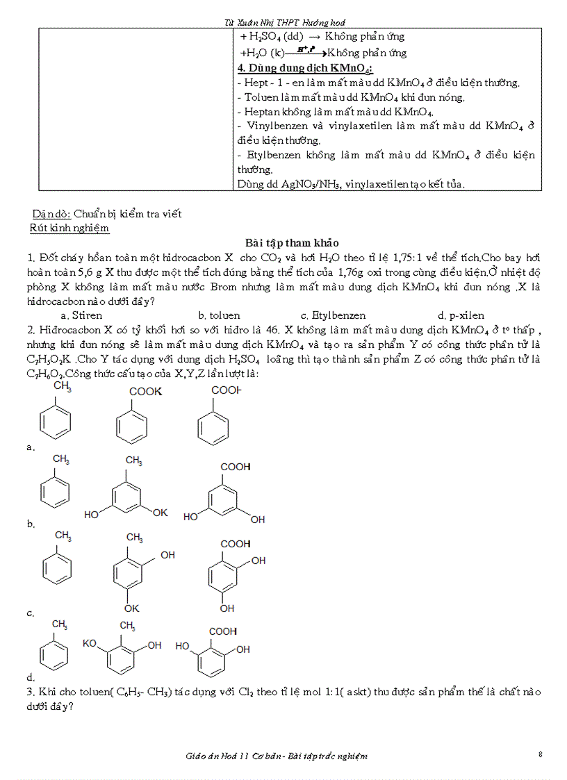 image for page Giao an 11CB bai tap chuong 7