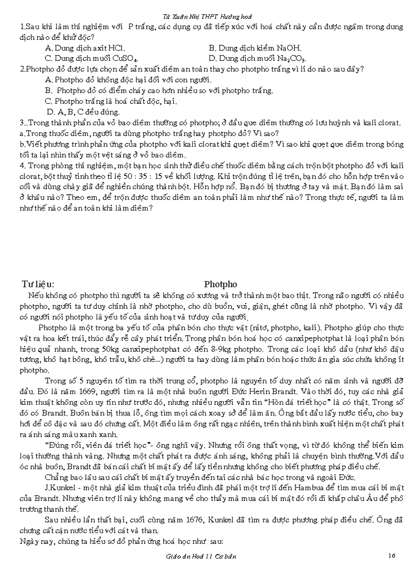 image for page Giao an 11CB bai tap chuong 2