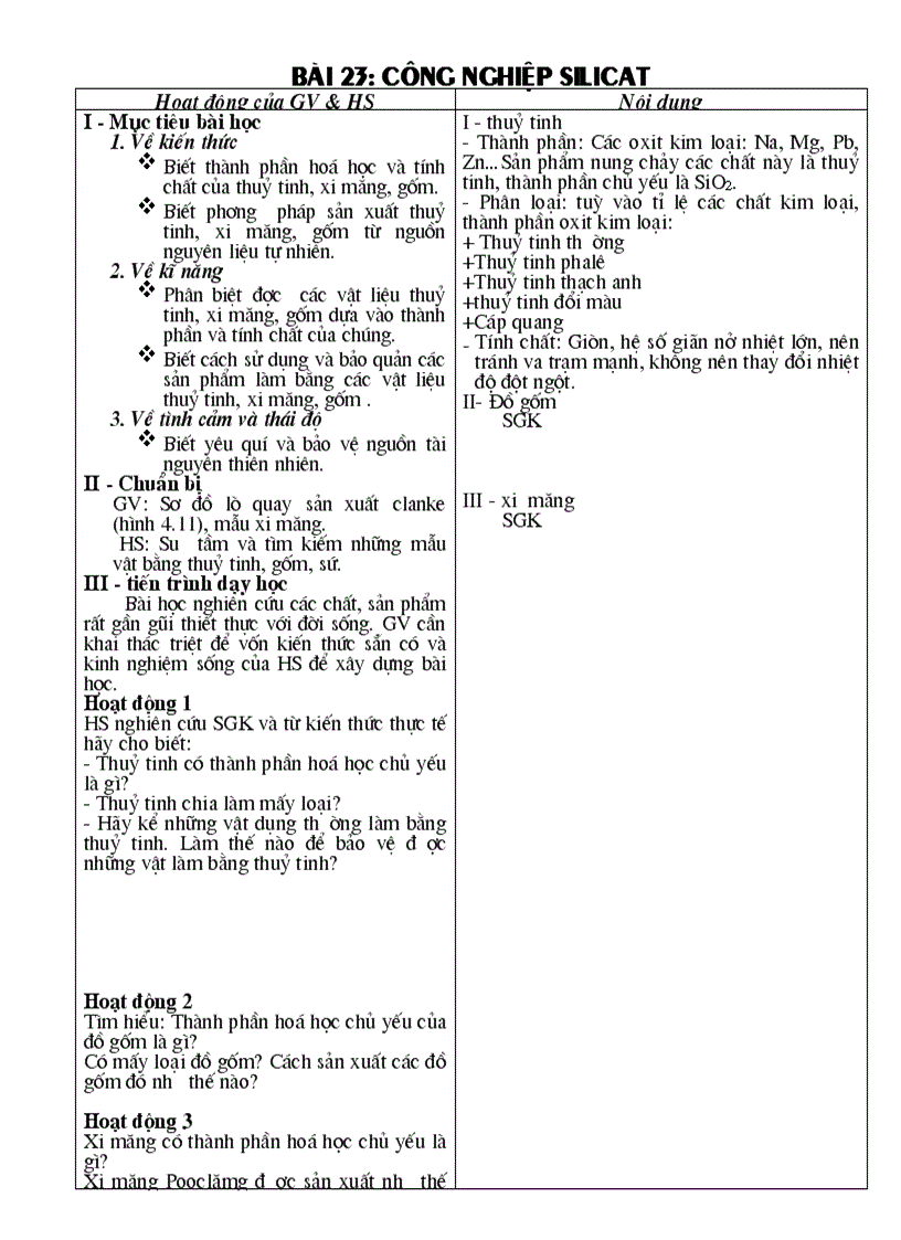 image for page Giáo án 11NC chương 3 Nhóm Cacbon