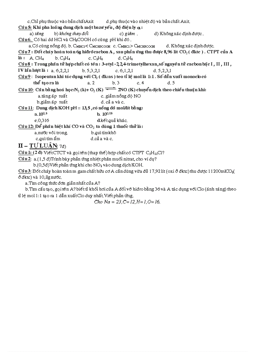 image for page Giáo án 11NC chương 5 HC no