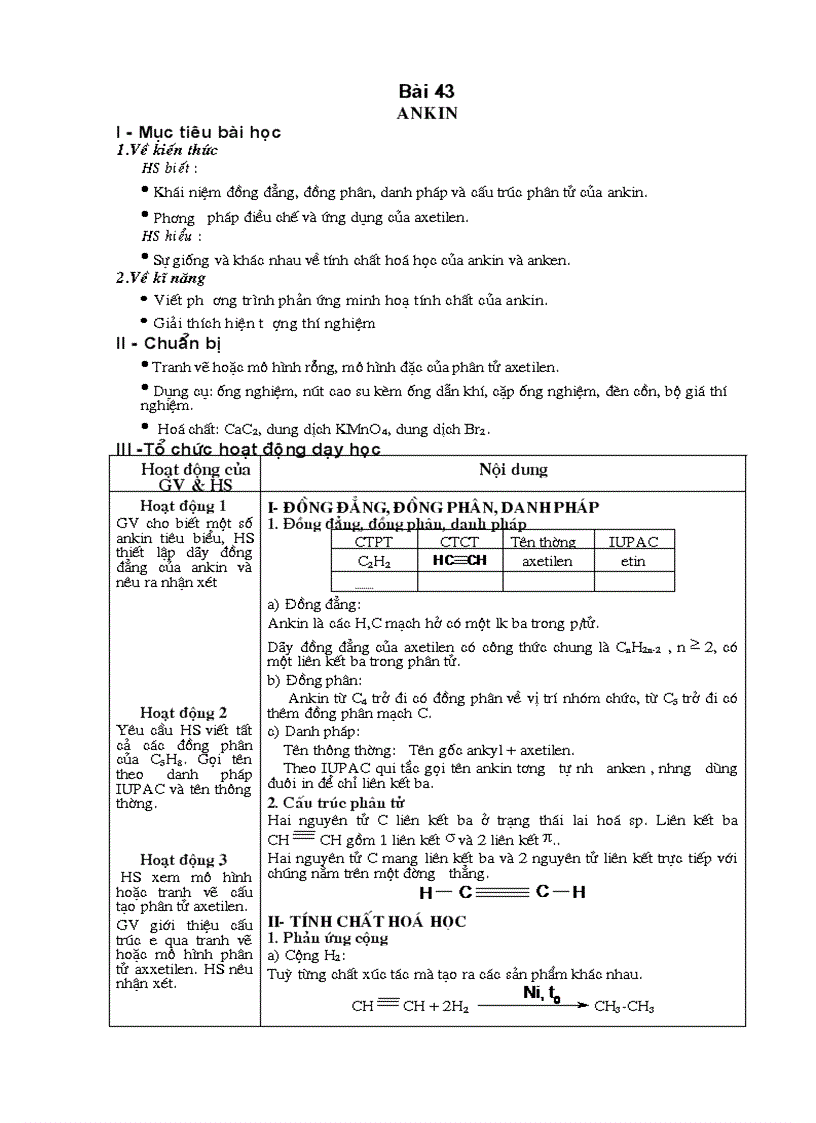 image for page Giáo án 11NC chương 6 HC không no