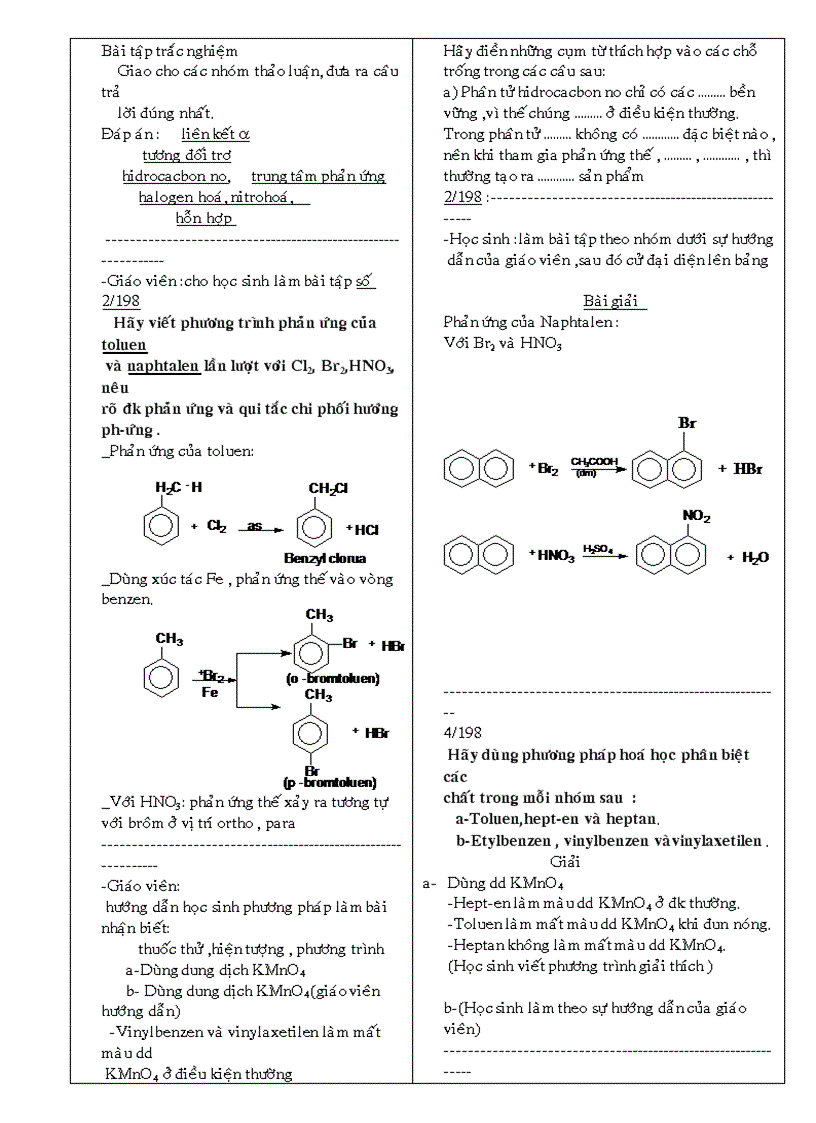 image for page Giáo án 11NC chương 7 HC thơm
