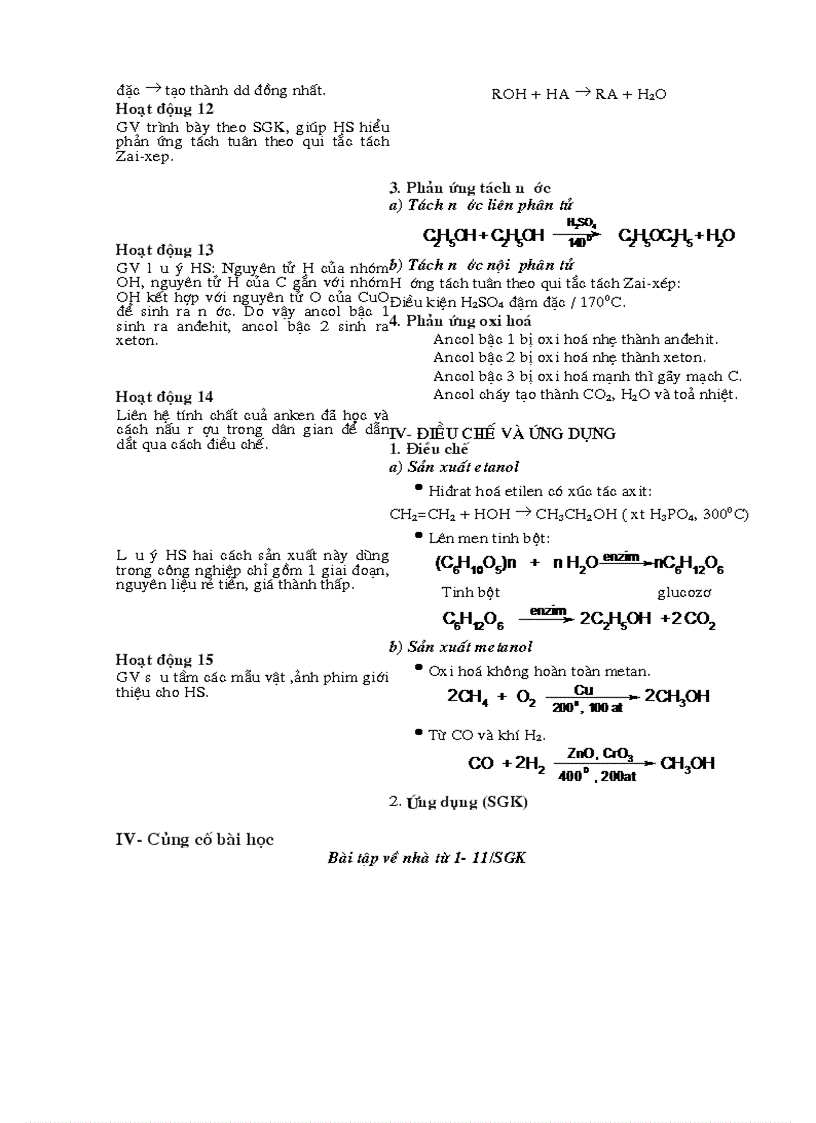 image for page Giáo án 11NC chương 8 dẫn xuất Hal ancol