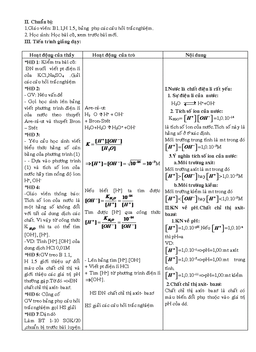 image for page Giáo án 11nc hki