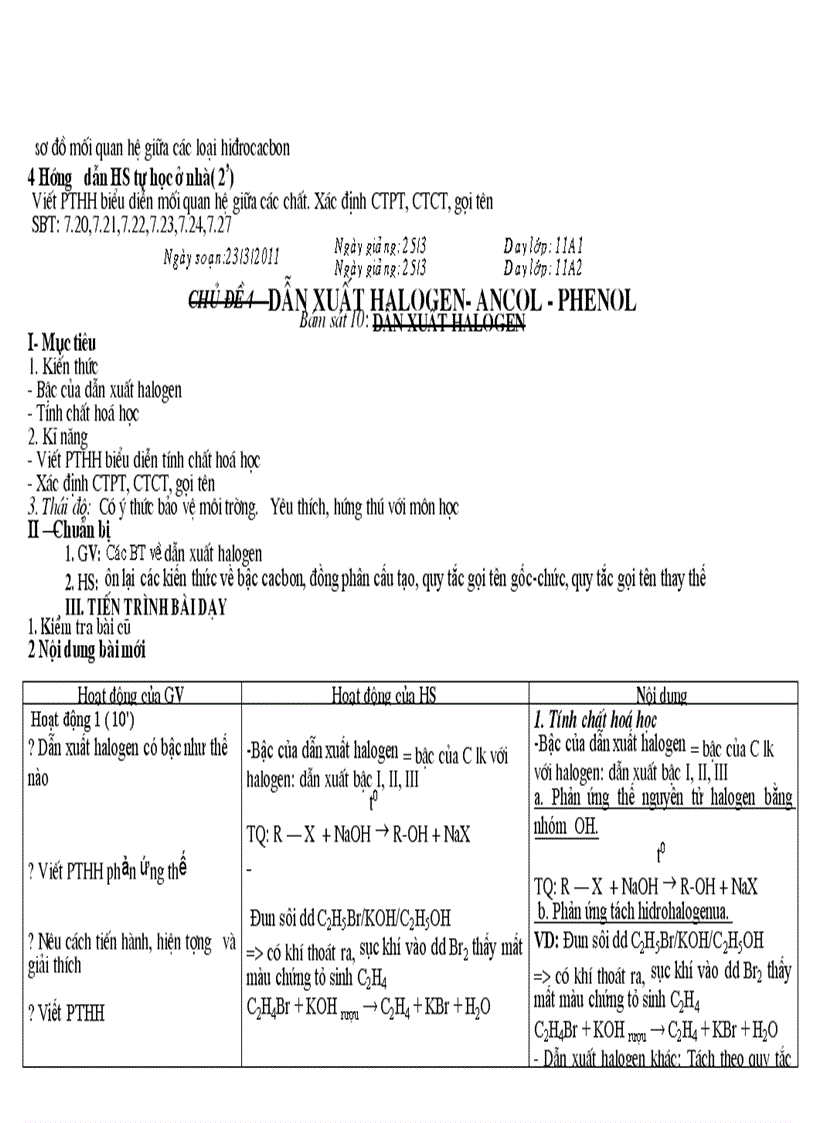 image for page Giáo án bám sát 11 kì II