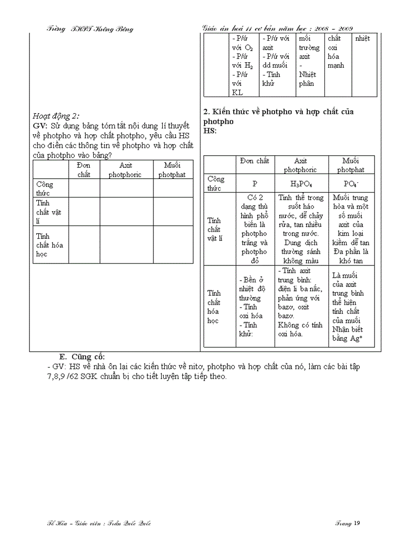 image for page Giáo án cơ bản hóa 11