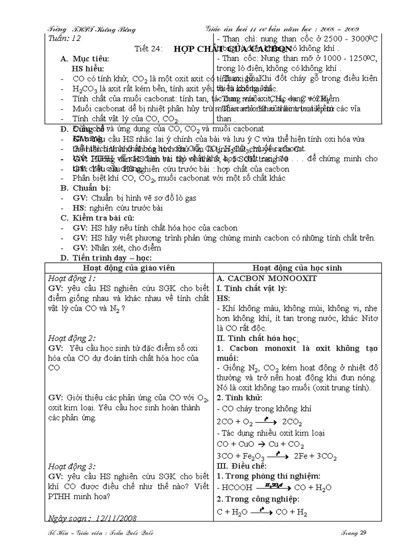 image for page Giáo án cơ bản hóa 11