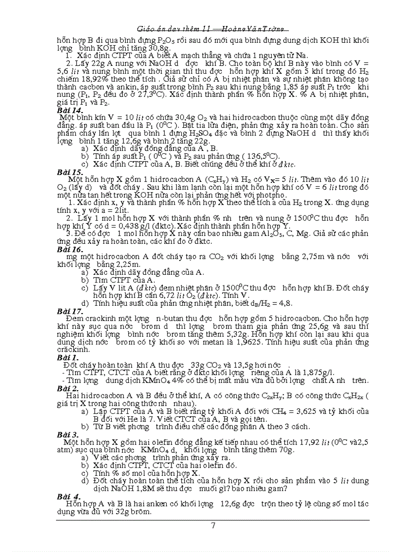 image for page Giao an day them Hoa 11