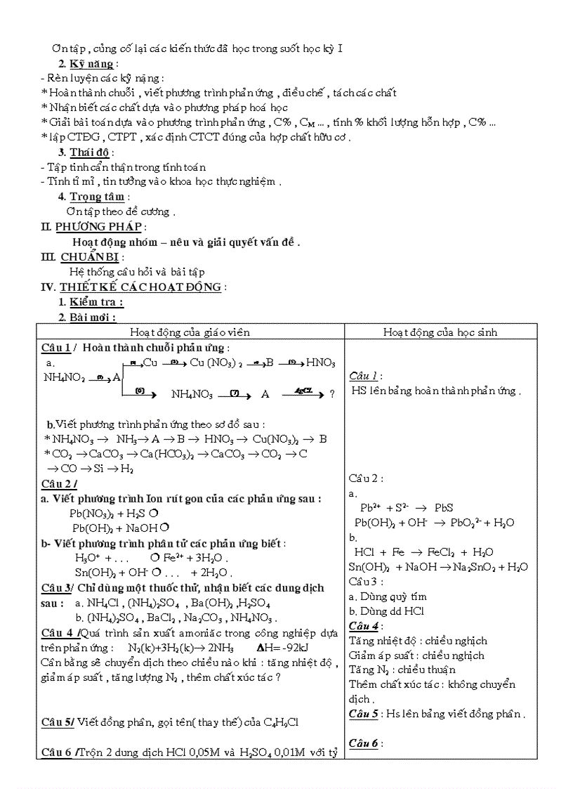 image for page Giáo án hóa 11 CB Chương 5