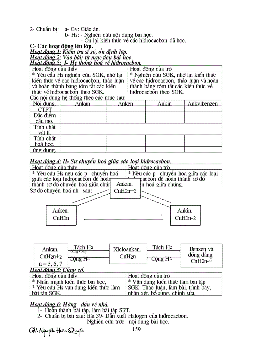image for page Giáo án hoá học 11 CB đầy đủ từ tiết 1 đến cuối