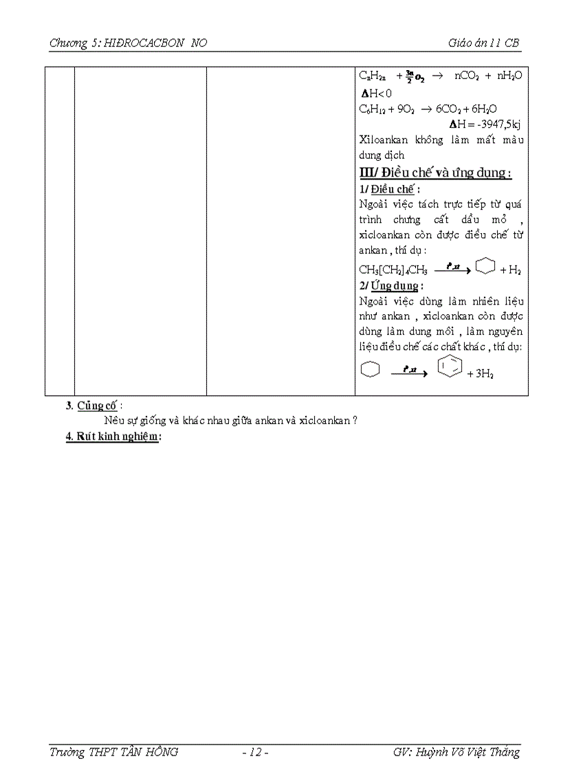 image for page Giáo án hóa học 11CB Chương 5