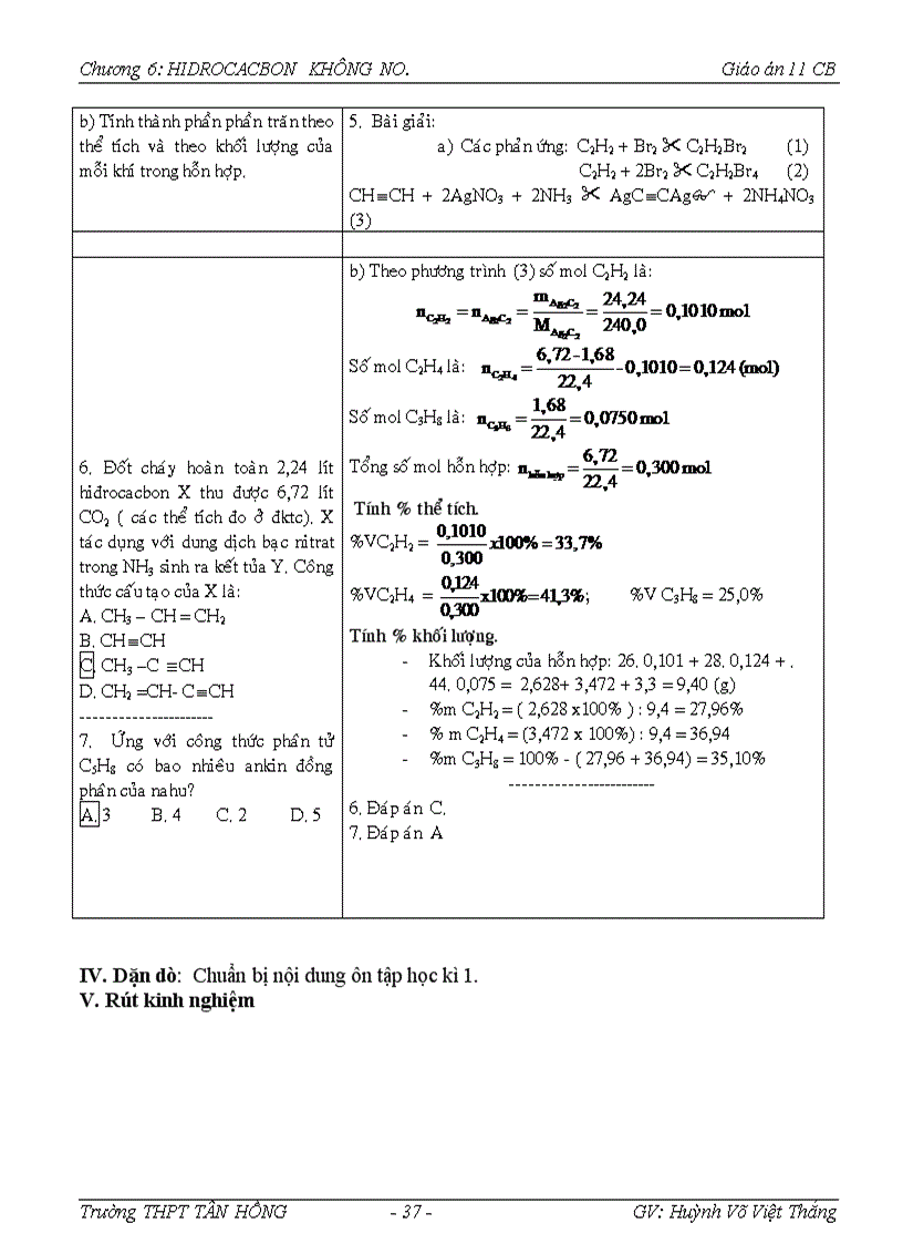 image for page Giáo án hóa học 11CB Chương 6