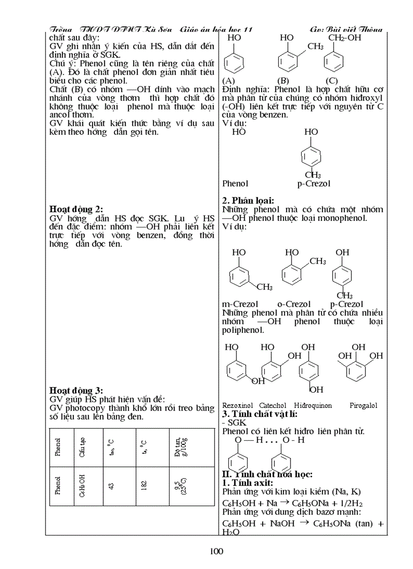 image for page Giáo án hóa học từ tiết 1 đến tiết 63 ban cơ bản