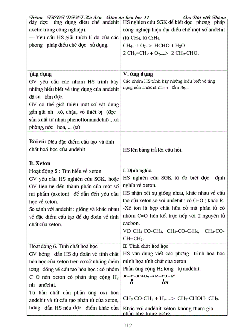 image for page Giáo án hóa học từ tiết 1 đến tiết 63 ban cơ bản