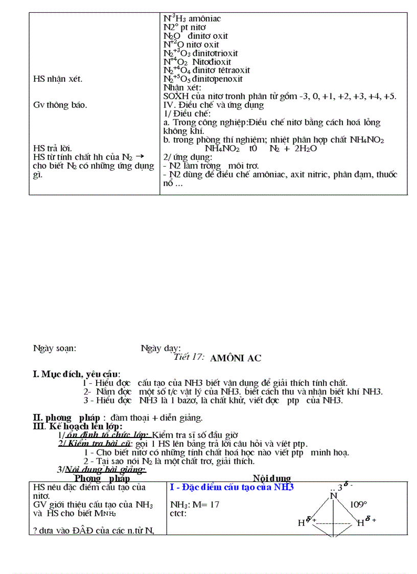 image for page Giáo án hóa học 11 1