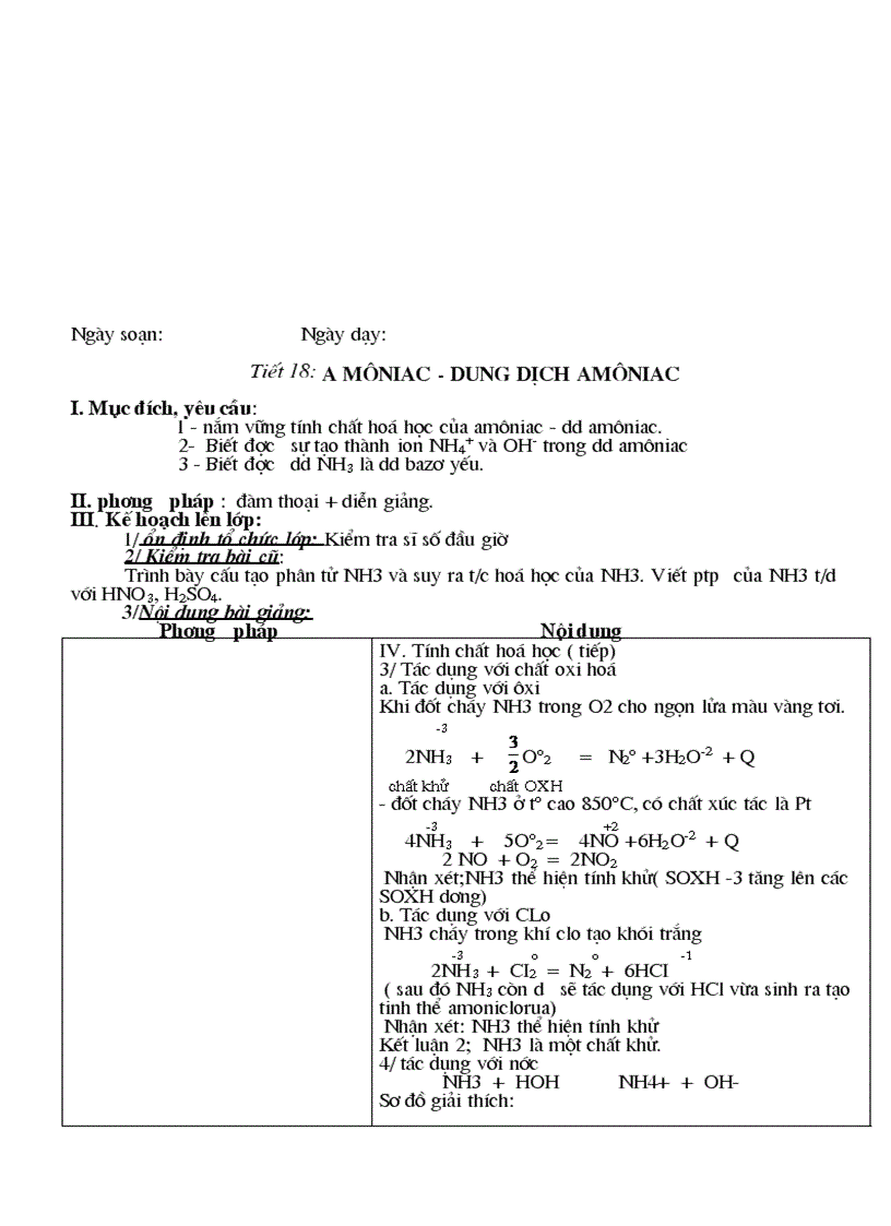 image for page Giáo án hóa học 11 1