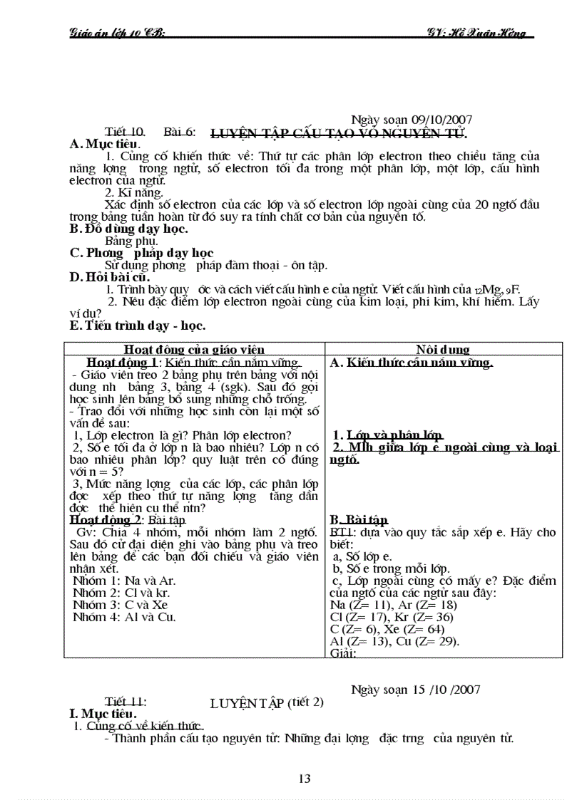 image for page Giao an lop 10 tron bo