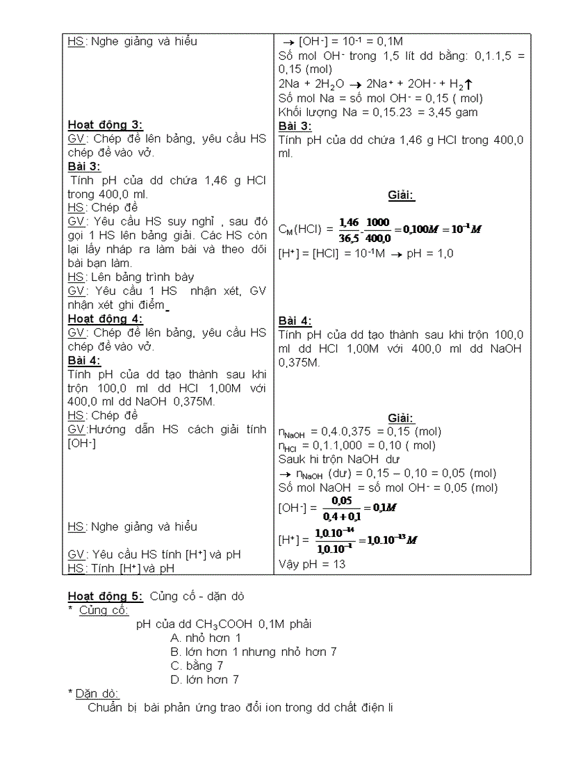 image for page Giáo án tự chọn 11