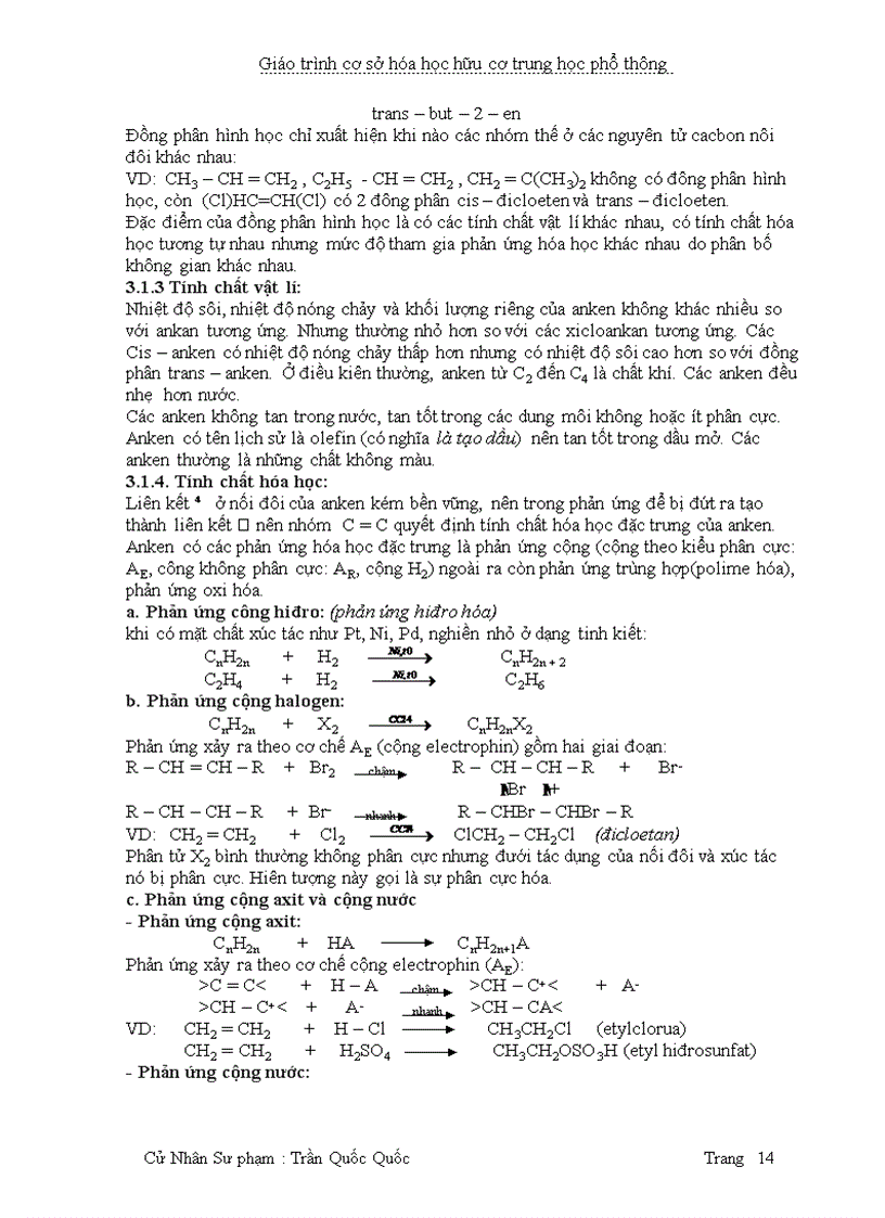 image for page Giáo trình hóa học hữu cơ lớp 11 cải cách