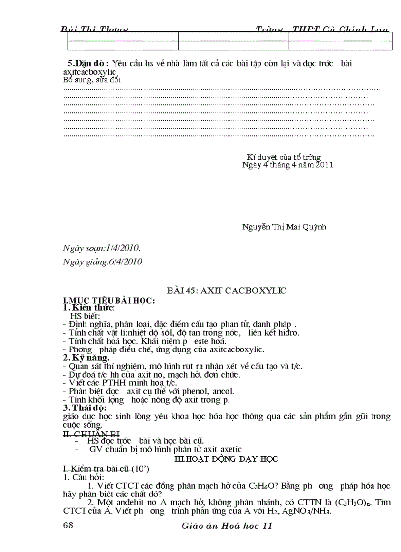 image for page Giao an hoa 11 ki 2 coban