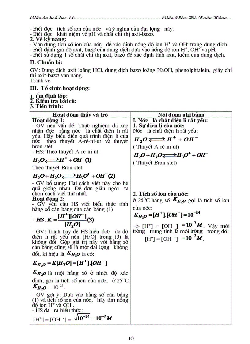 image for page Giáo án 11 cb trọn bộ 1