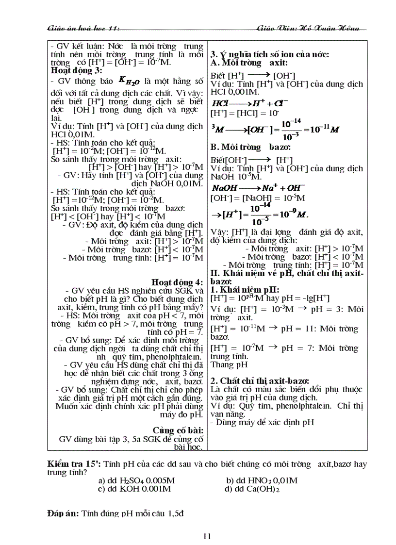 image for page Giáo án 11 cb trọn bộ 1