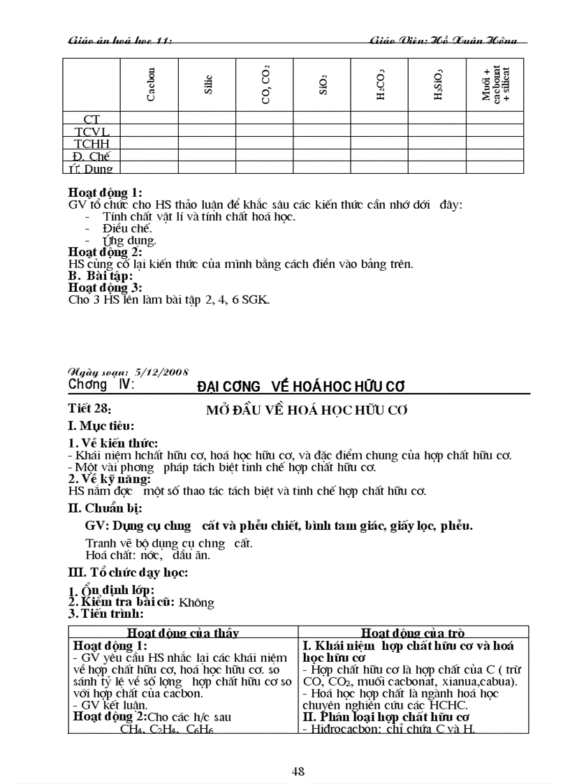 image for page Giáo án 11 cb trọn bộ 1