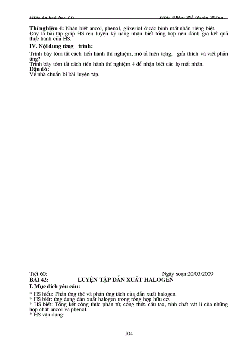 image for page Giáo án 11 cb trọn bộ 1