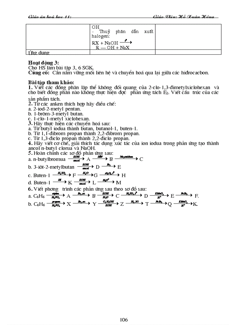 image for page Giáo án 11 cb trọn bộ 1
