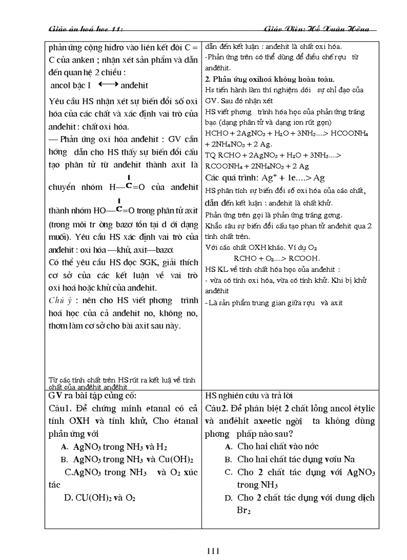 image for page Giáo án 11 cb trọn bộ 1
