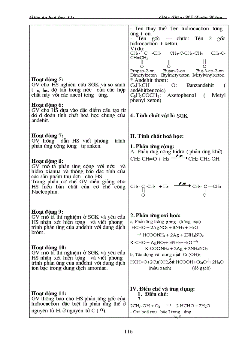 image for page Giáo án 11 cb trọn bộ 1