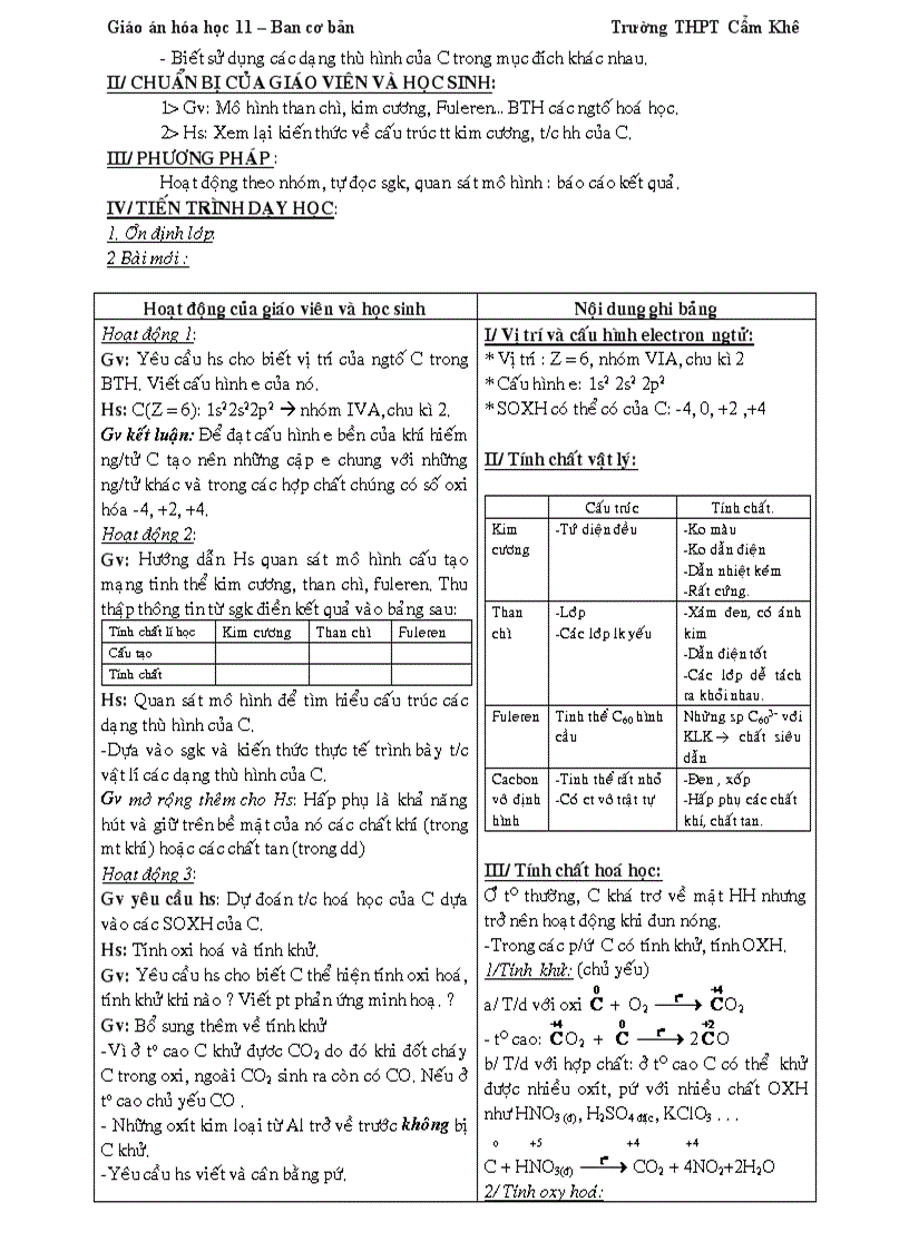 image for page Giáo án 11 Cơ bản đầy đủ 1