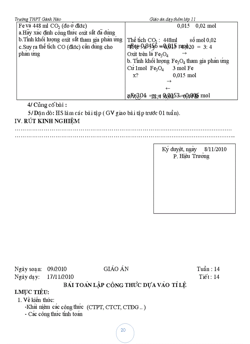 image for page Giáo án dạy thêm hóa 11 1