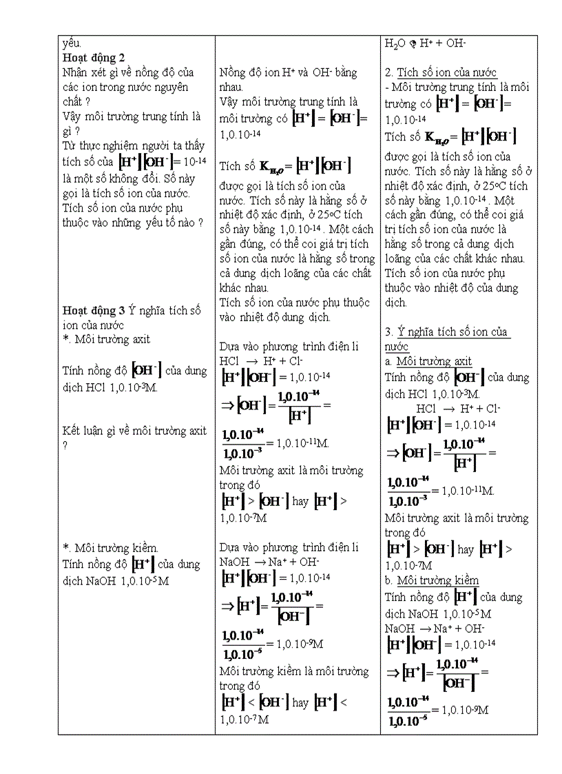 image for page Hóa 11 cb có phần trọng tâm