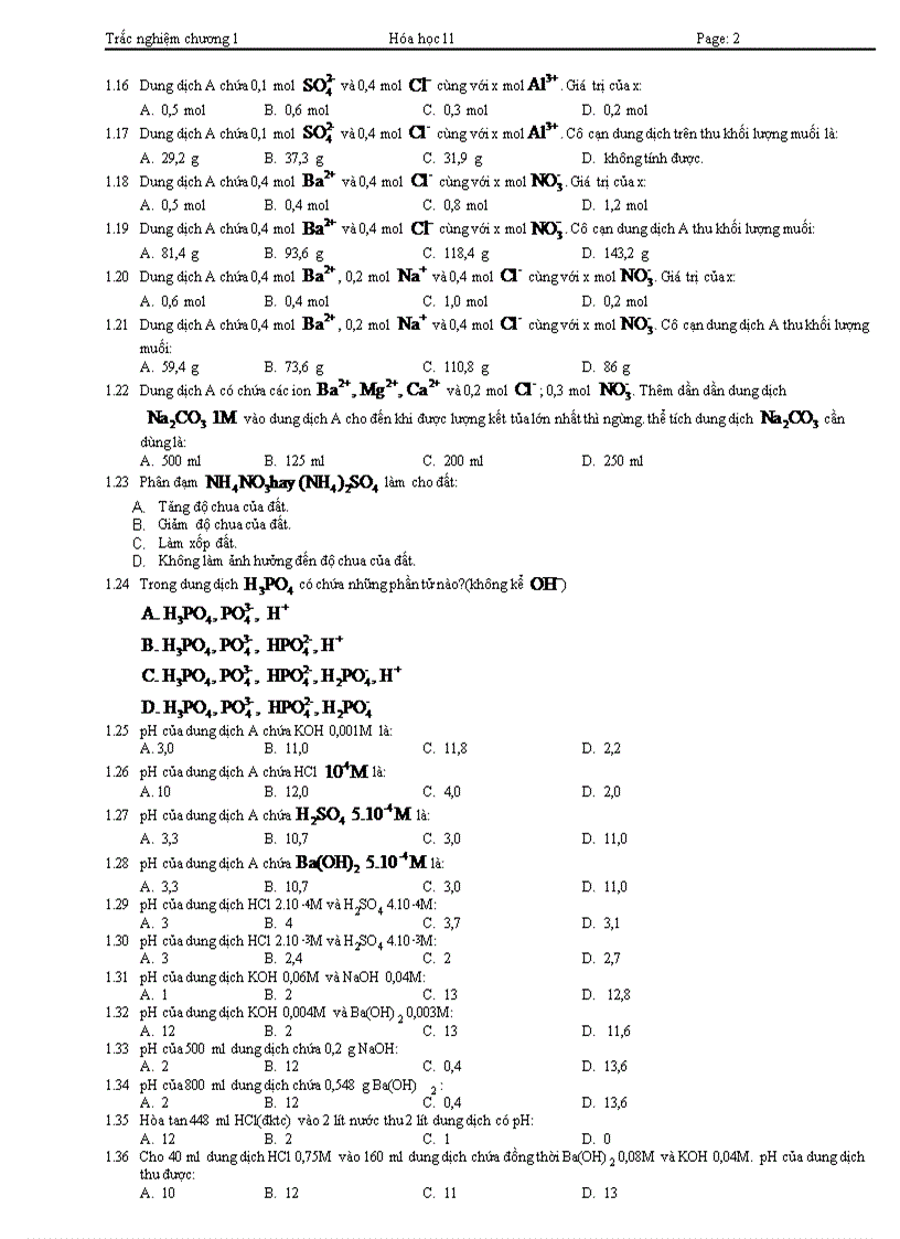 image for page Hóa 11 Chuong 1