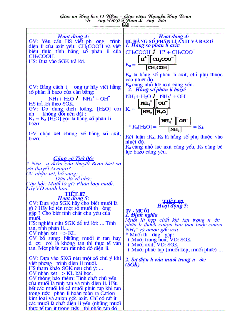 image for page Hoa hoc 11 nang cao chuong I