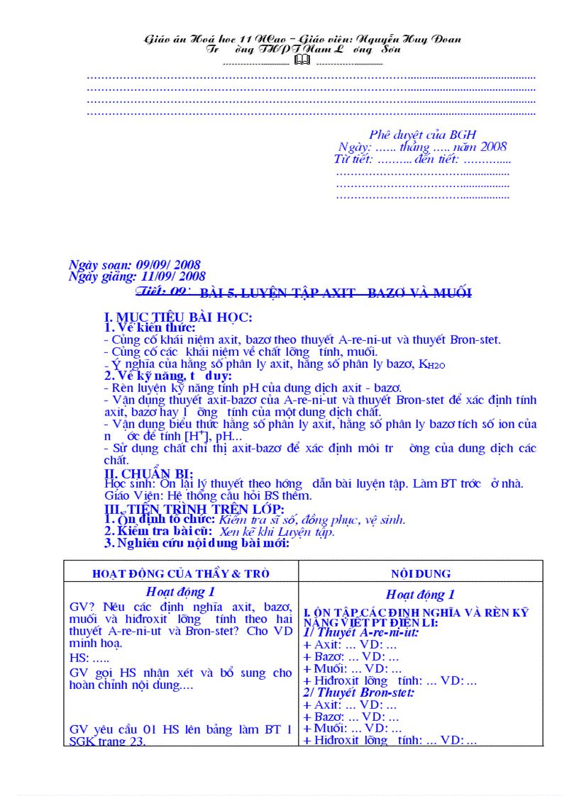 image for page Hoa hoc 11 nang cao chuong I