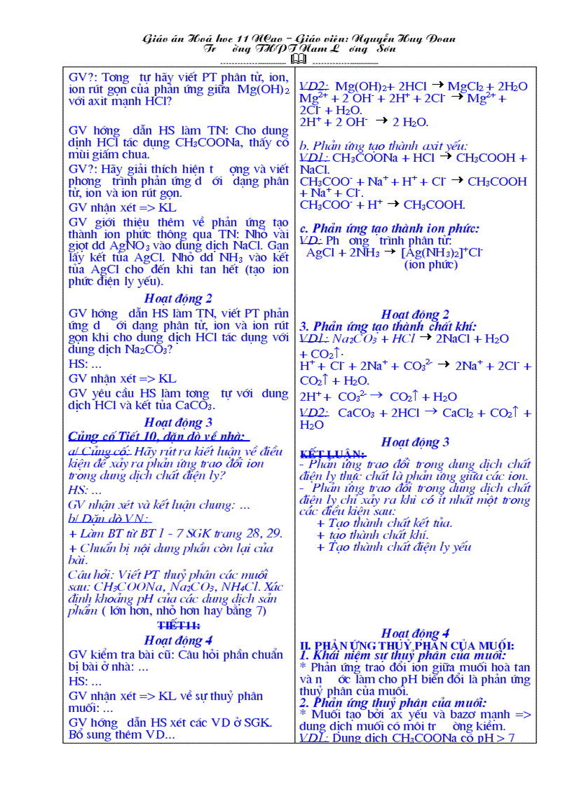 image for page Hoa hoc 11 nang cao chuong I