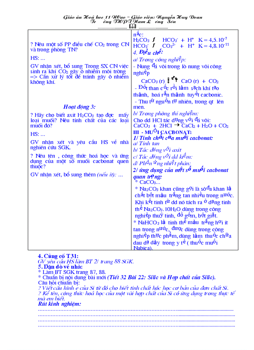 image for page Hoa hoc 11 nang cao chuong III