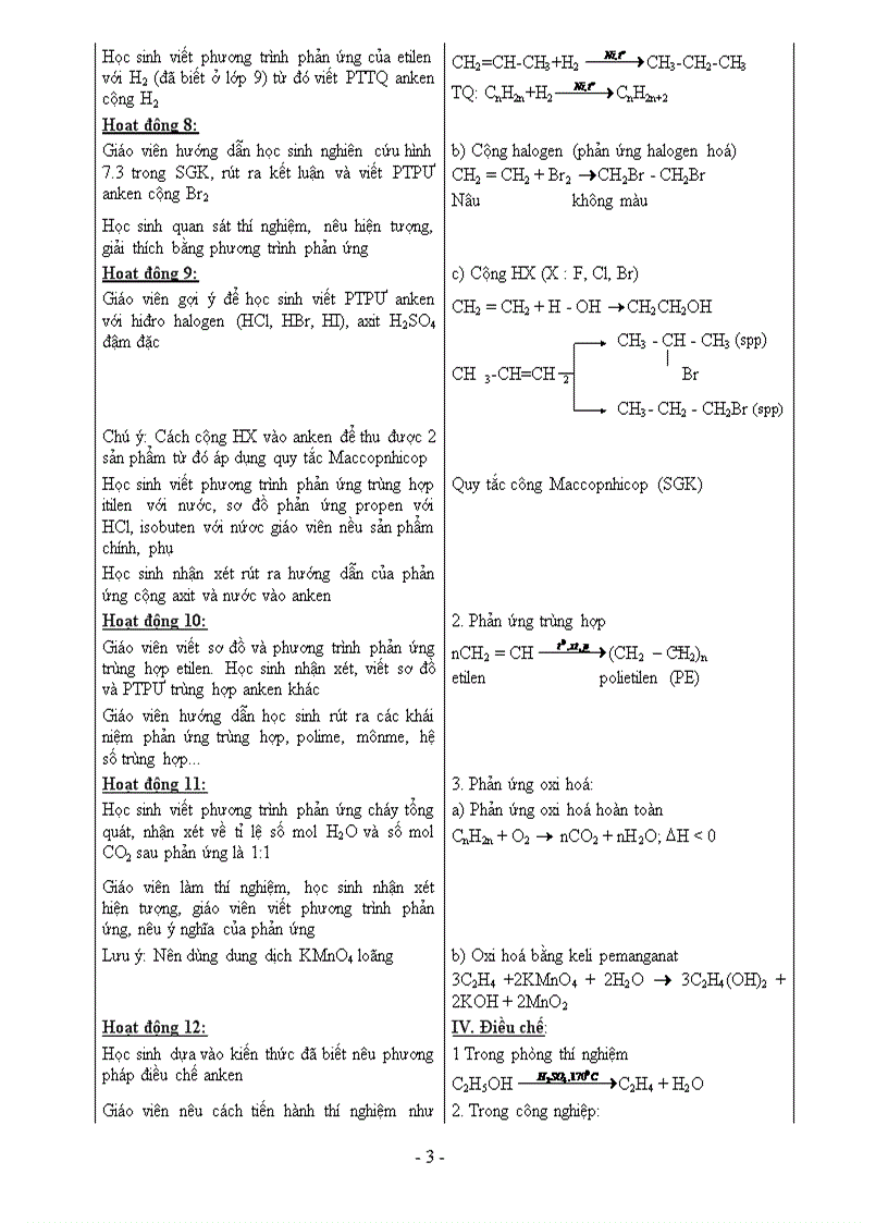 Hóa hữu cơ 11 chương 6 7