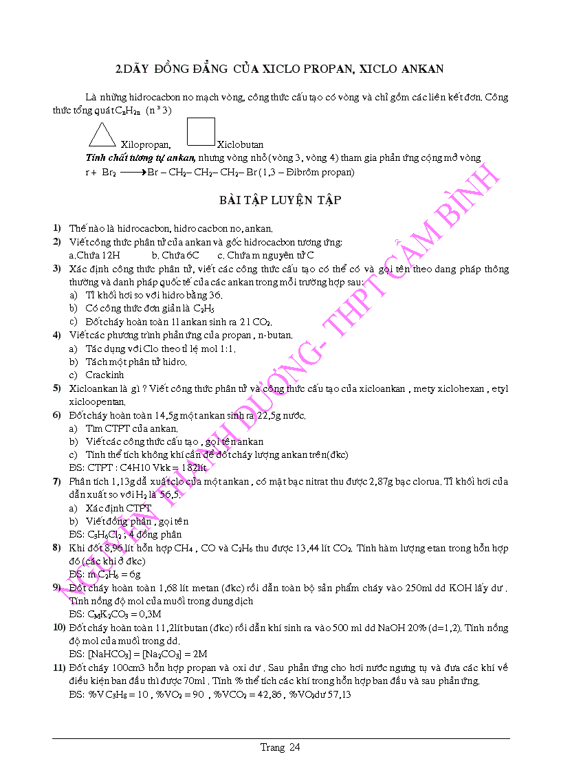 image for page Ly thuyet va bai tap hoa11