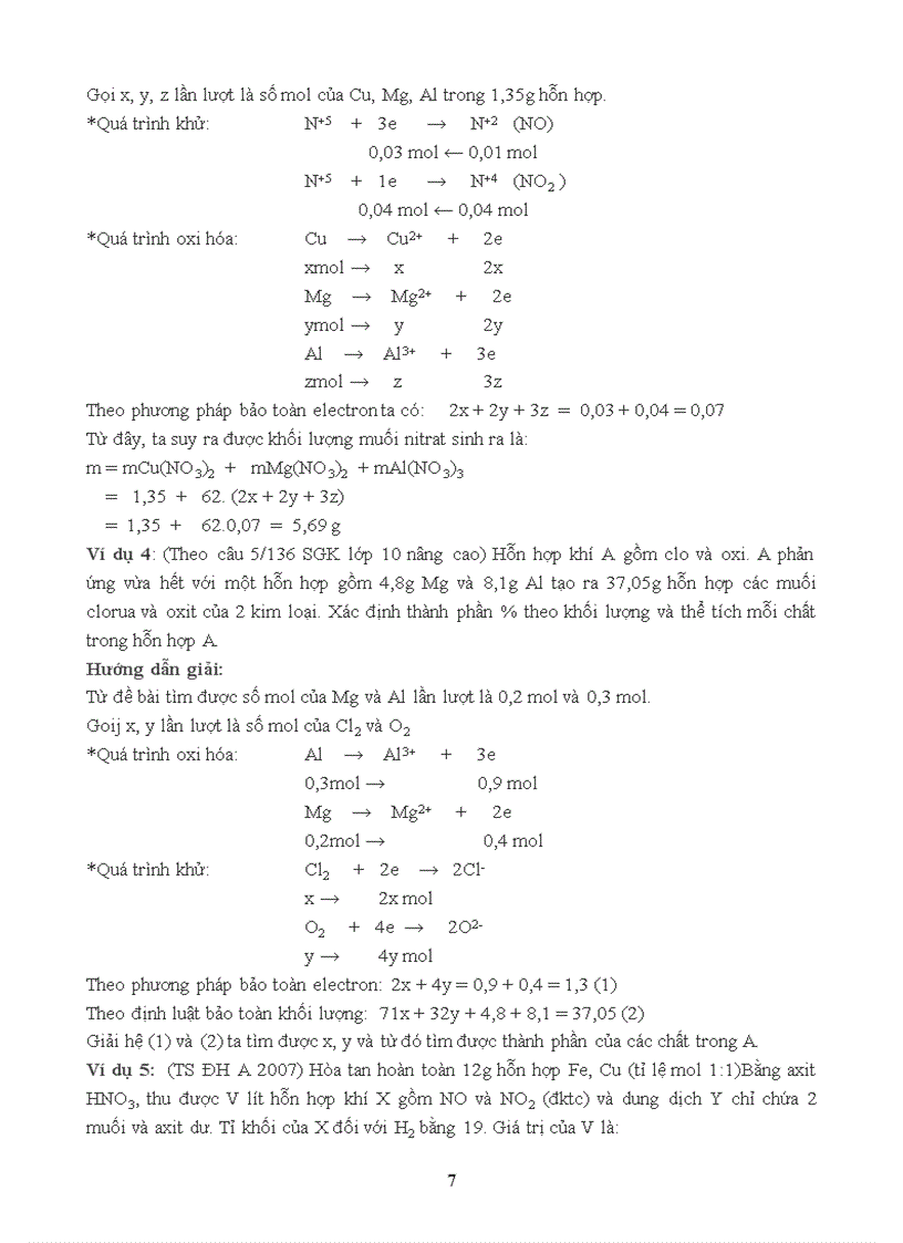 image for page Mot so phuong phap giai bai tap oxi hoa khu