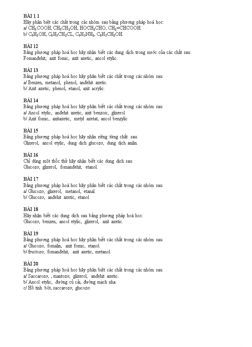 image for page Nhận biết hữu cơ